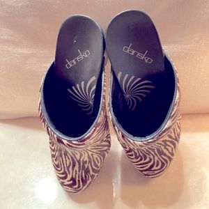 Dansko Zebra Clog